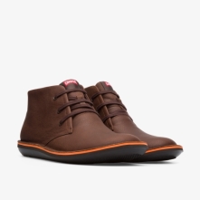 Camper Dark Brown Ankle Boots Mens - Beetle Online Ireland | NBGPW2140